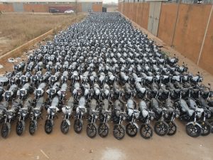 2 000 motos aux Forces de Défense et de Sécurité